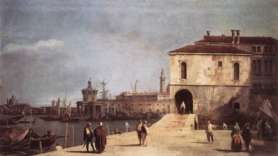Der Fonteghetto della Farina von Giovanni Antonio Canal